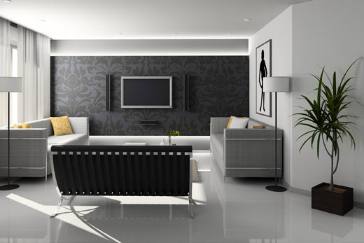 Modern Living Room in Ville-Marie  - TBL Construction
